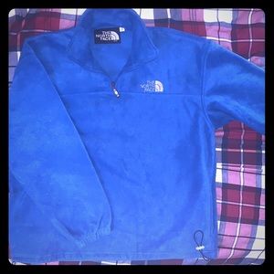North face (fleece) 1/4 zip pull over